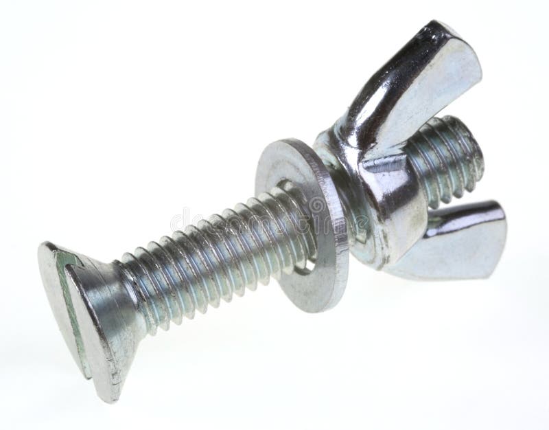 Screw, bolt and nut
