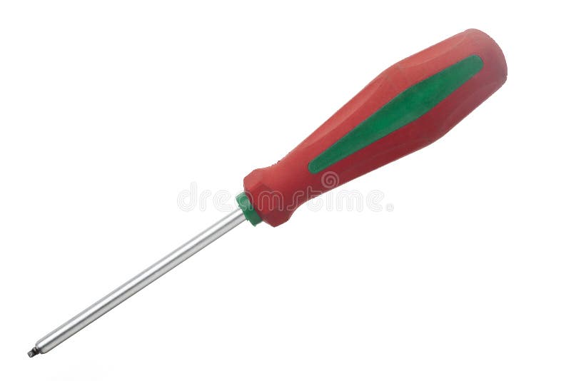 White screwdriver stock photo. Image of hardware, industry 48658964