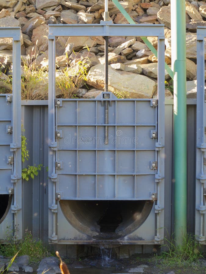 Gates stock photo. Image of storm, water, urban, control 47181310