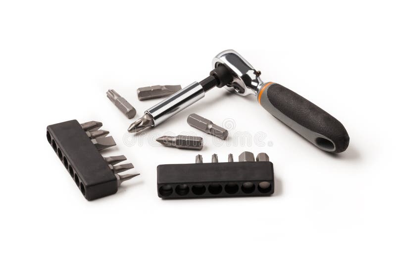 Screwdriver bits royalty free stock photo