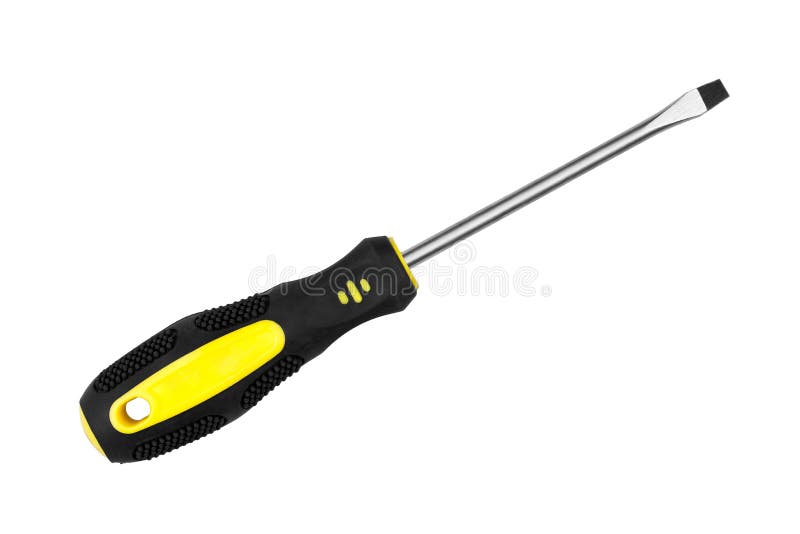 Screwdriver isolated on white background. Single mini stock images, royalty-free photos and pictures