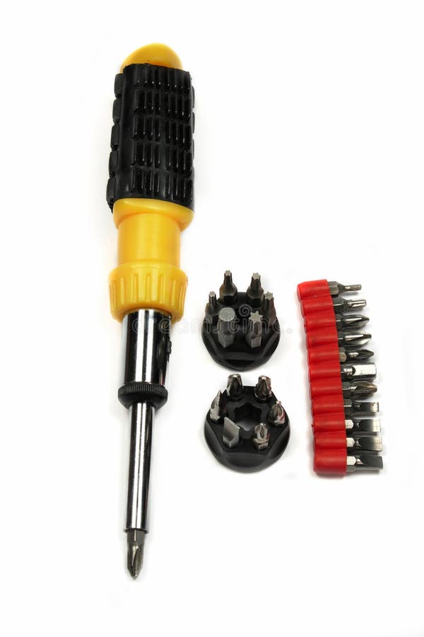 Screwdrivers and Bits Isolated Stock Image Image of bits, tool 12473449