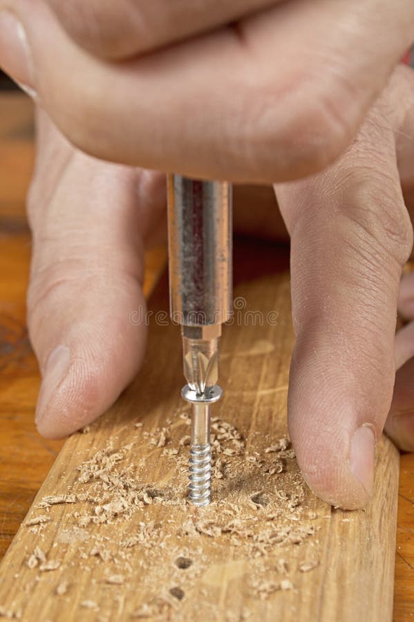 Screwing a stock photos