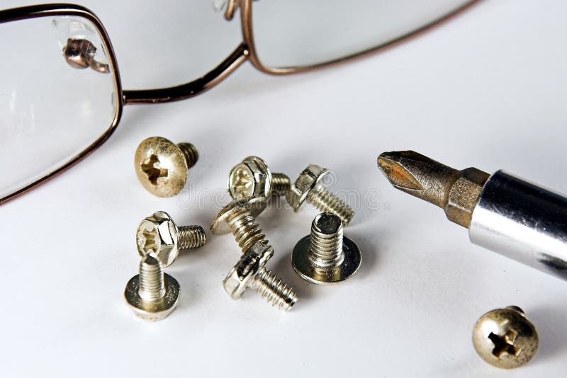 Screws And Glasses Picture. Image 2348445