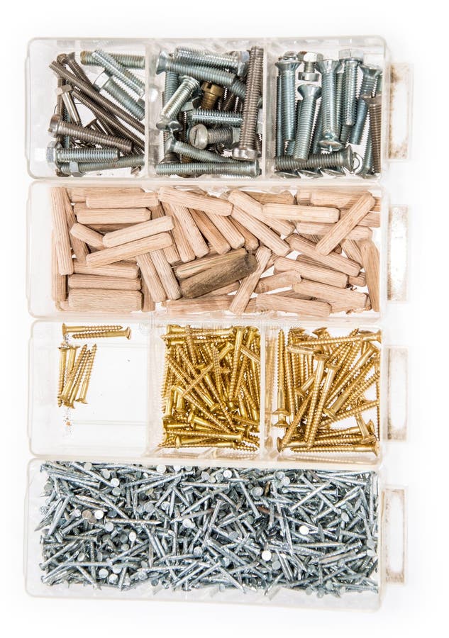 Screws and nails frame stock photo. Image of tools, screws 3591126