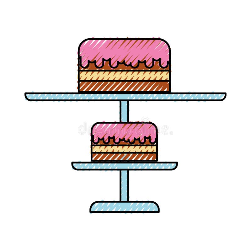 Cartoon Cupcake Stand Stock Illustrations 423 Cartoon Cupcake Stand