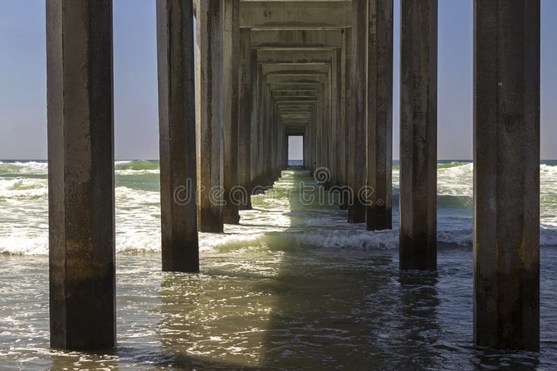 Scripps Pier Salk Institute UCSD San Diego stock photos Scripps Pier Salk Institute UCSD San Diego stock photos
