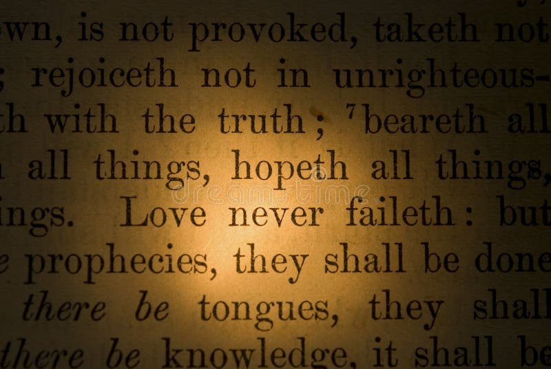 Bible love verse vignette lighting