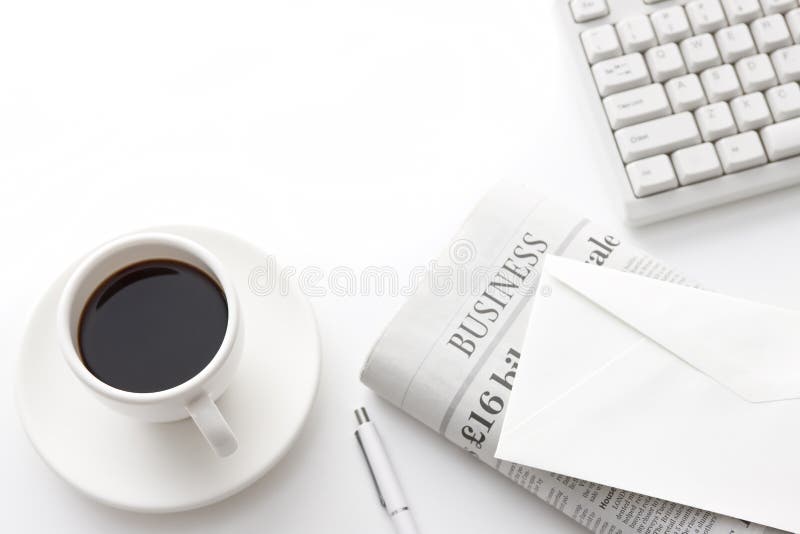 Scrivania fotografie stock