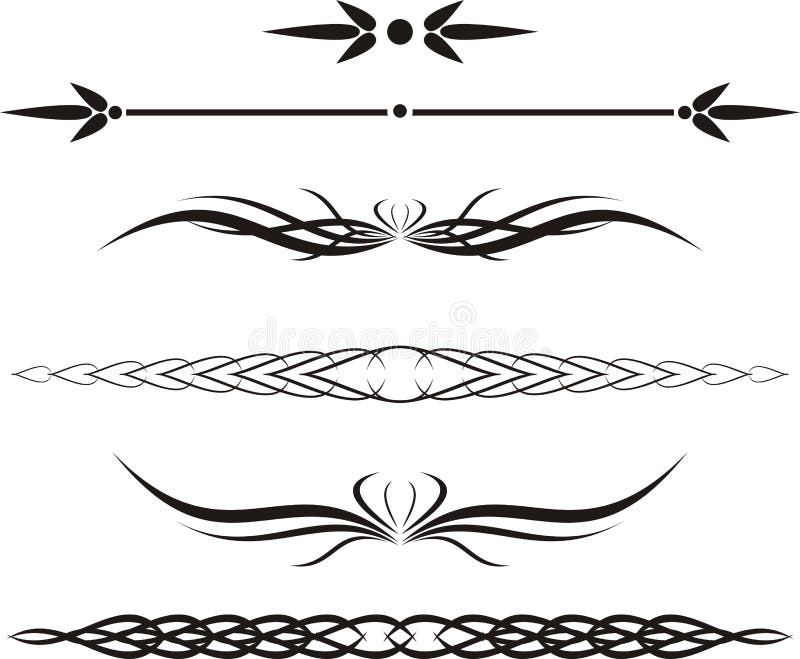 Scroll, cartouche, decor, vector