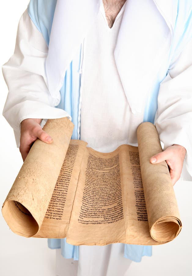 Scroll on gevil parchment stock images Scroll on gevil parchment stock images