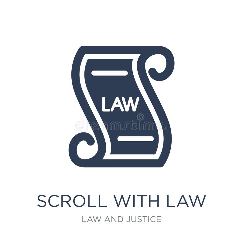 Law Scroll Icon Stock Illustrations 1,826 Law Scroll Icon Stock