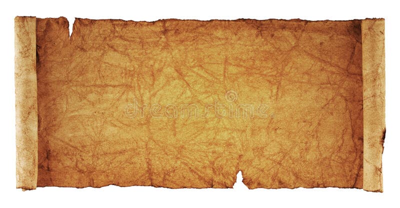 Scroll of old parchment