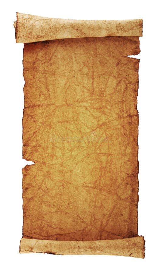 Scroll of old parchment