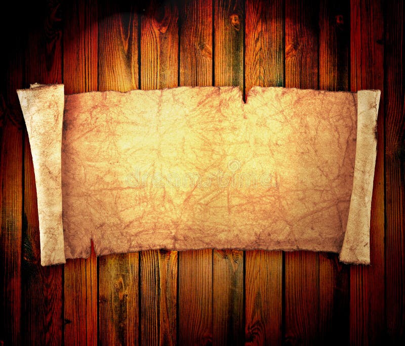 Scroll of old parchment