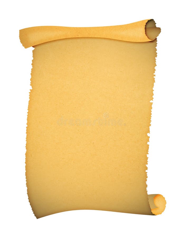 Scroll paper royalty free illustration