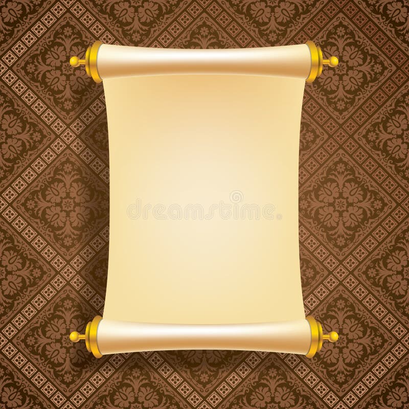 Old Rolled Blank Torah Parchment Paper Roll On White Background Stock  Photo, Picture and Royalty Free Image. Image 145616377.