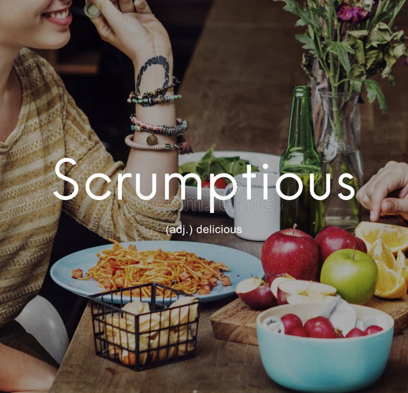 Scrumptious Delicious Appetizing Food Graphic Concept stock photo Scrumptious Delicious Appetizing Food Graphic Concept stock photo