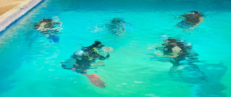 Scuba Diving Class in Pool. Ban’s Diving Resort-CDC Center Editorial ...