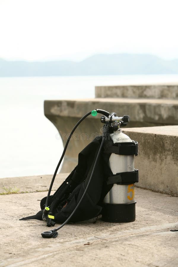 Scuba Tanks stock image. Image of ocean, cylinder, gear 20290791