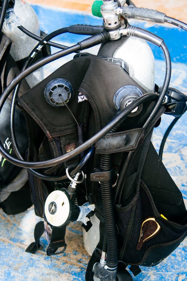 Scuba Diving Equipment, Tank and Regulators Stock Image Image of