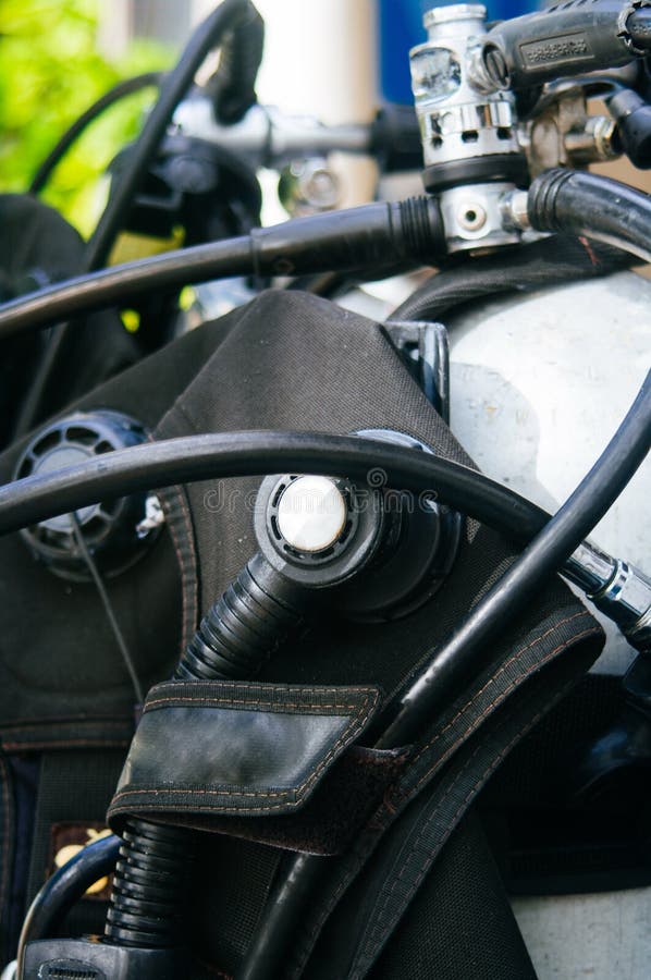 Scuba Diving Equipment, Tank and Regulators Stock Image Image of