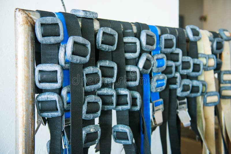 Scuba Diving Lead Weight and Belts Stock Photo Image of belt