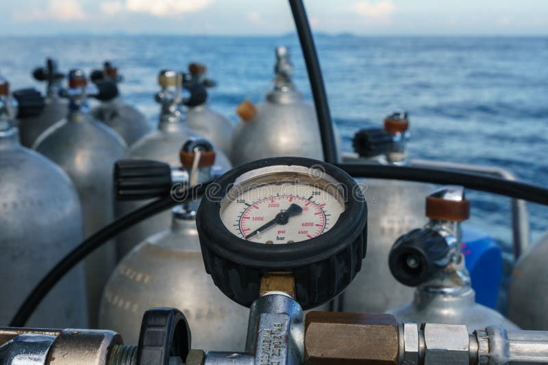 Scuba pressure regulator stock photo. Image of water 68383444