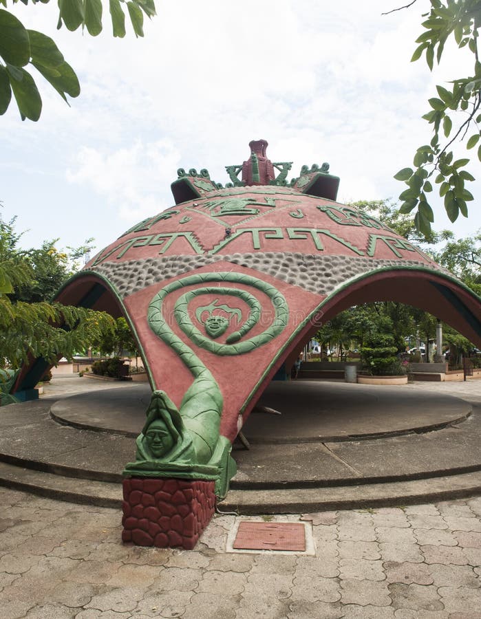 Sculptural Scorpion Corner of the Kiosk in Bernabela Ramos Park