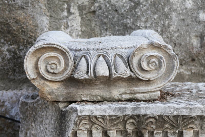 Sculpture in Bodrum Castle, Aegean coast of Turkey