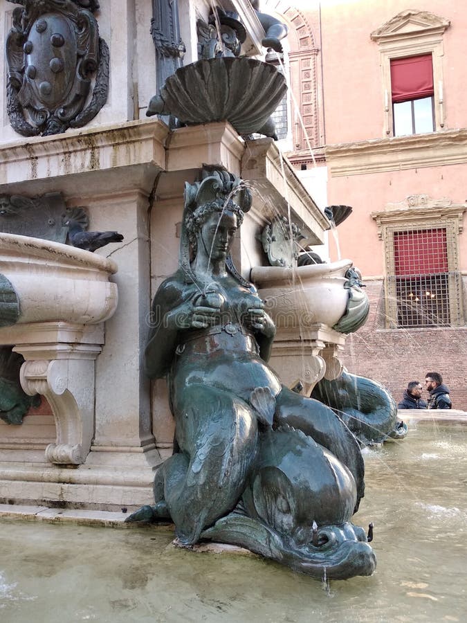 Sculpture at Bologna stock photo. Image of iron, person 188514712