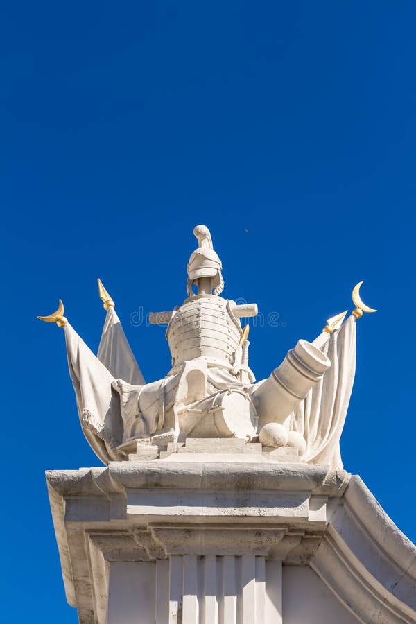 Sculpture at Bratislava Castle