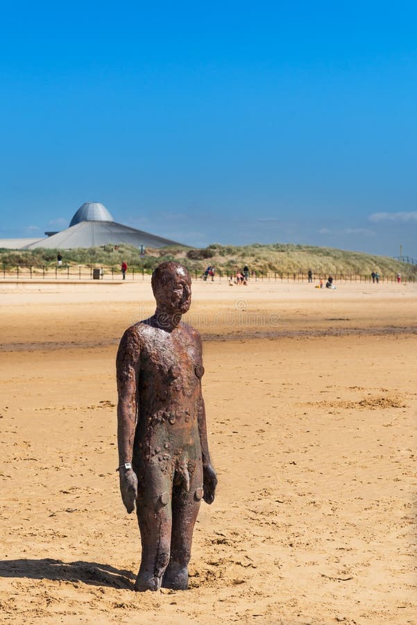 Sculpture on Crosby Beach, the Another Place by Anthony Gormley