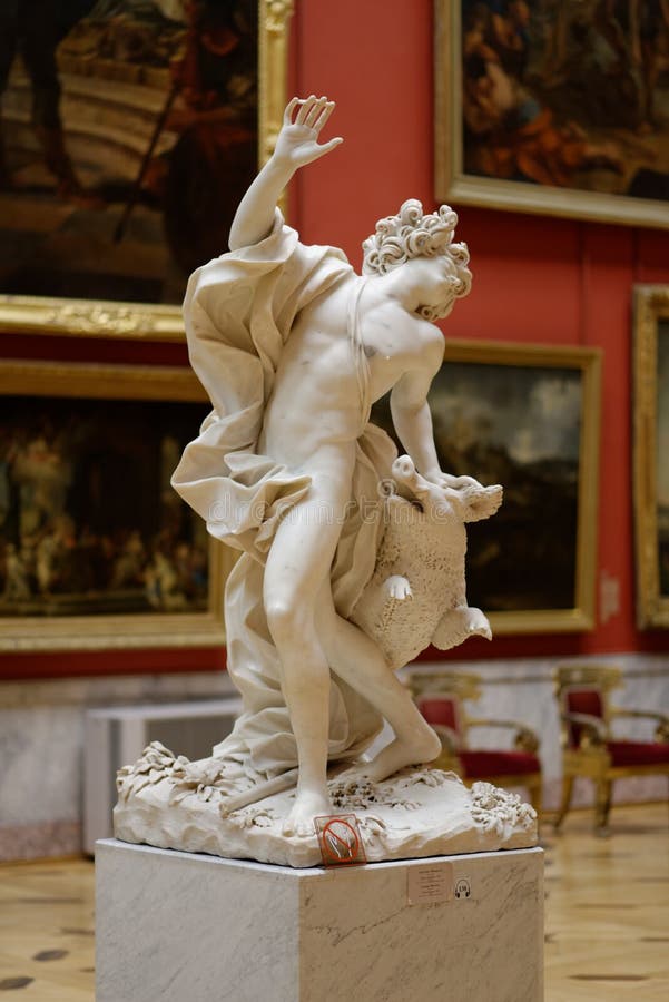 Sculpture Death Of Adonis in the State Hermitage Museum. St. Petersburg, Russia - December 10, 2015: Sculpture of Giuseppe Mazzuola Death Of Adonis in the State Sculpture Death Of Adonis in the State Hermitage Museum. St. Petersburg, Russia - December 10, 2015: Sculpture of Giuseppe Mazzuola Death Of Adonis in the State