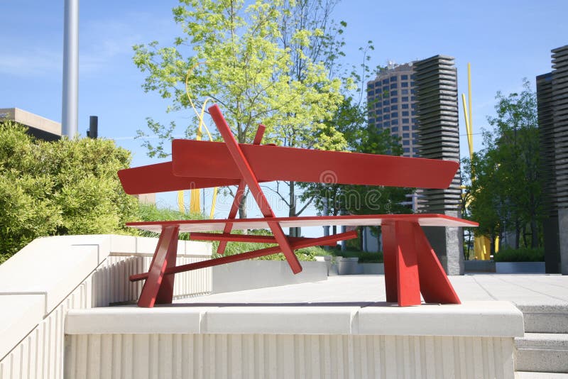 Sculpture in Downton Dallas Editorial Photography Image of center