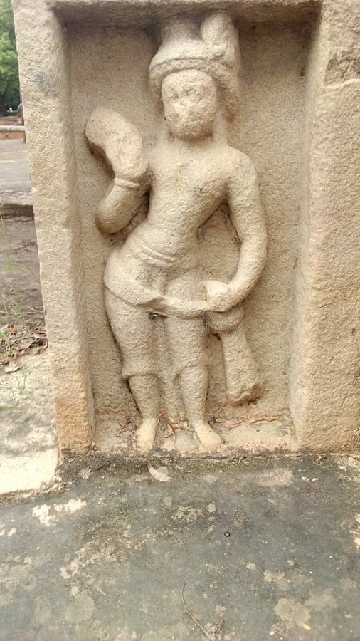 Sculpture of Lord Buddha stock image