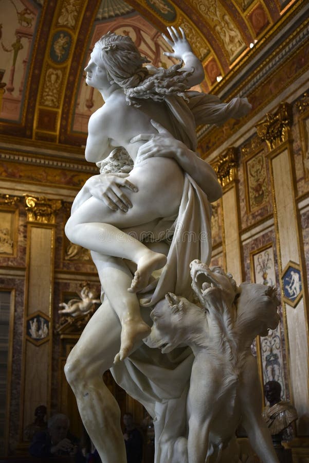 Sculpture par Gian Lorenzo Bernini dans la collection de Borghese en villa Borghese Rome Italie