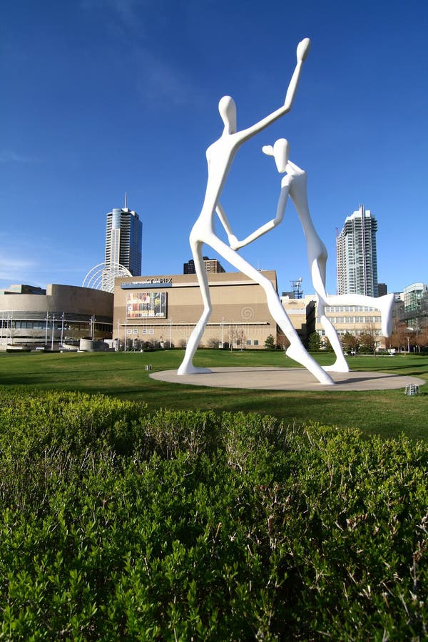 Sculpture Park Denver editorial stock image. Image of enjoyable