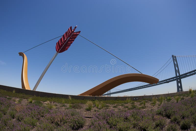 San Francisco Arc et fleche de Cupidon, La sculpture Cupid'…