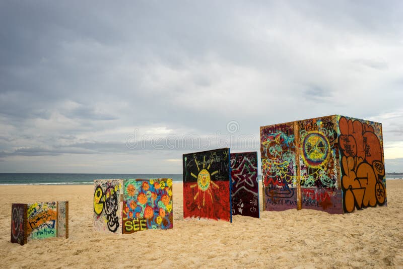 Sculpture sur la plage photographie stock Sculpture sur la plage photographie stock