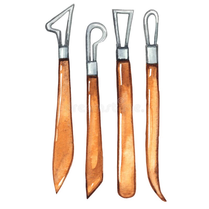Sculpture Tools , Pottery Tools Watercolor for Decoration on Artist