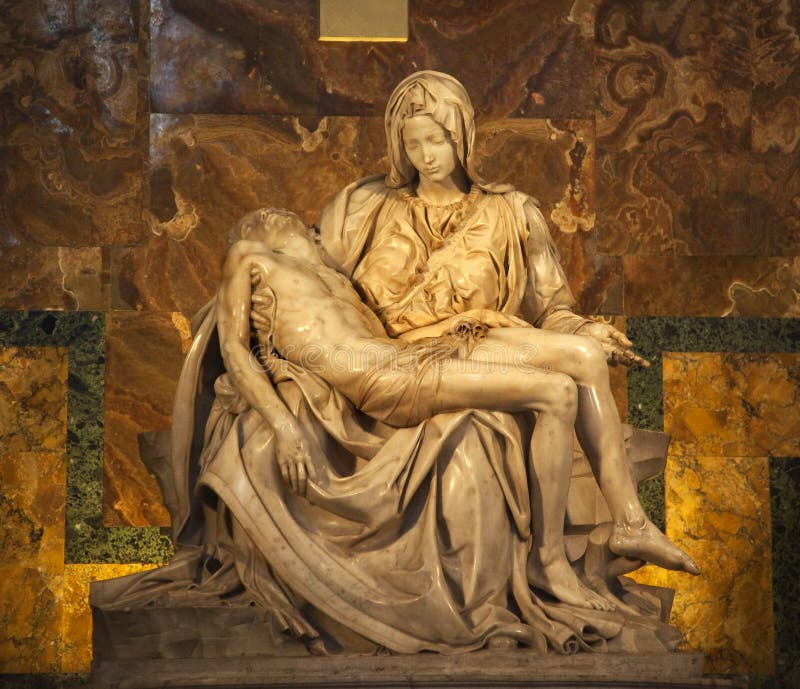 Sculpture vatican de Rome de pieta de michaelangelo de l'Italie