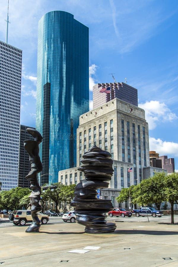 Sculpture à Houston images libres de droits Sculpture à Houston images libres de droits