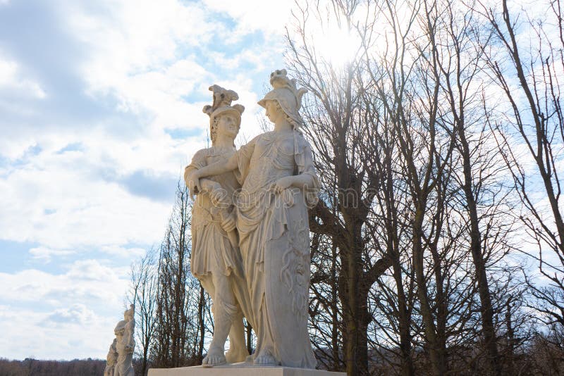 Sculptures in Schonbrunn Palace park. Outdoor photography. Vienna. Wien. Austria. stock photos Sculptures in Schonbrunn Palace park. Outdoor photography. Vienna. Wien. Austria. stock photos