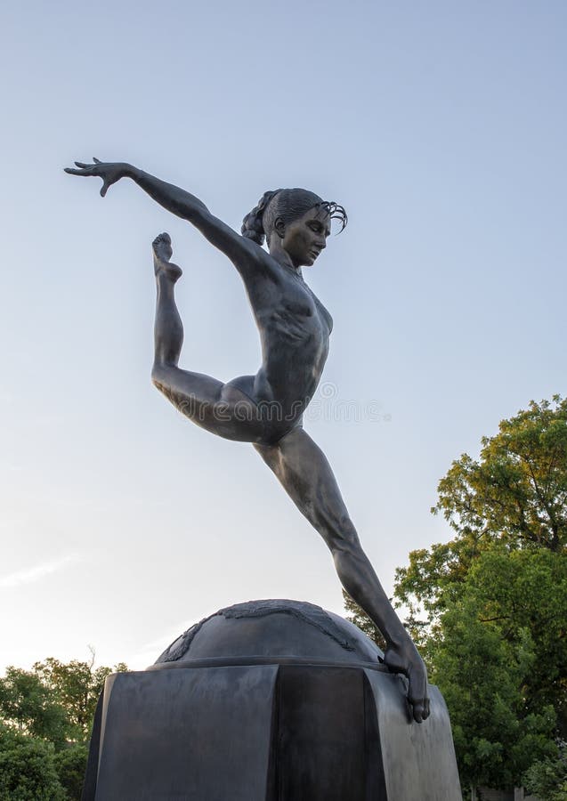 Pictured is a bronze sculpture of Shannon Miller by Shan Gray, located in Shannon Miller Park in Edmond, Oklahoma. The Edmond City Council renamed Liberty park to Shannon Miller Park on March 9, 1998. Shannon Miller is America`s most decorated female gymnast, holding seven Olympic medals, two world championships and two national championships. The statue was dedicated on May 12, 2001. Pictured is a bronze sculpture of Shannon Miller by Shan Gray, located in Shannon Miller Park in Edmond, Oklahoma. The Edmond City Council renamed Liberty park to Shannon Miller Park on March 9, 1998. Shannon Miller is America`s most decorated female gymnast, holding seven Olympic medals, two world championships and two national championships. The statue was dedicated on May 12, 2001.