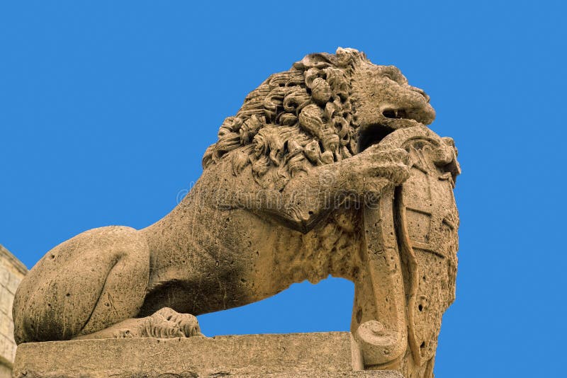 Scultura del leone immagini stock Scultura del leone immagini stock