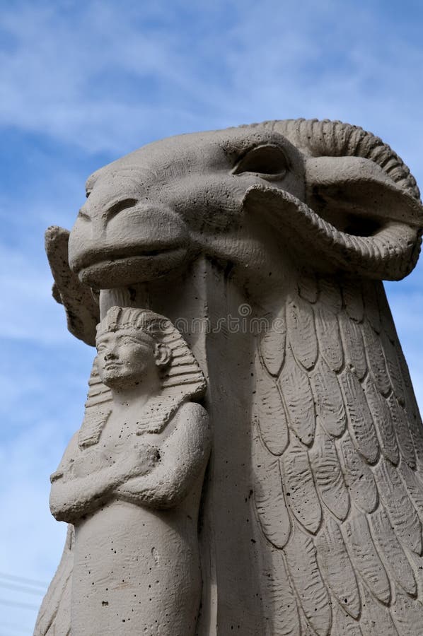 Scultura egiziana immagine stock