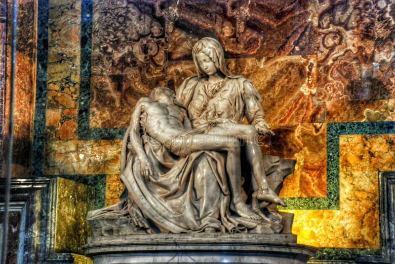 Scultura Vatican Roma Italia del Pieta di Michaelangelo fotografie stock libere da diritti Scultura Vatican Roma Italia del Pieta di Michaelangelo fotografie stock libere da diritti