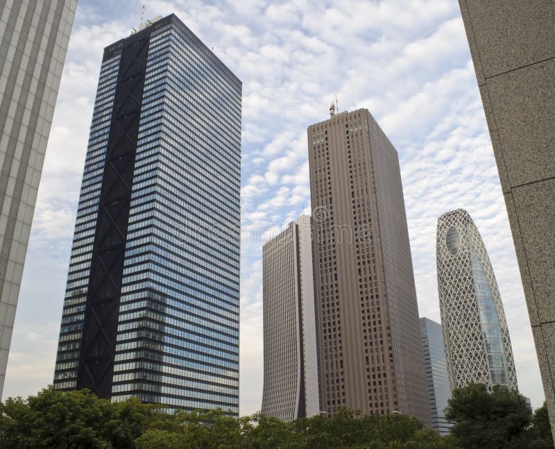 Scyscrapers in Tokyo