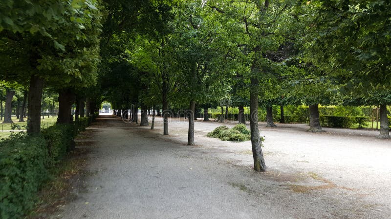 Scène de l'intérieur des jardins de palais de Schönbrunn photographie stock Scène de l'intérieur des jardins de palais de Schönbrunn photographie stock